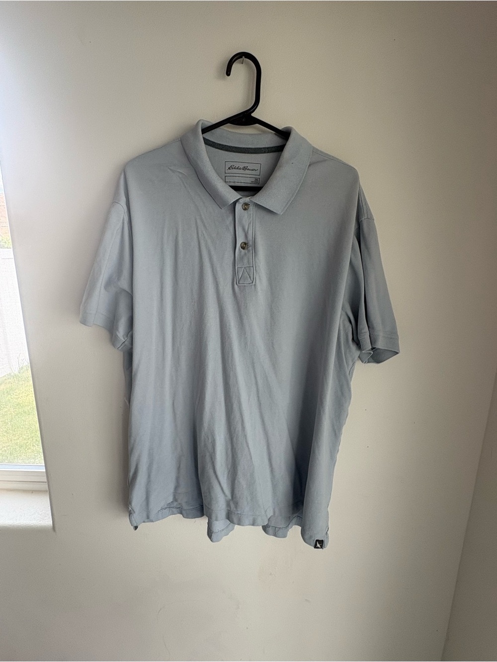 Eddie Bauer Pale Blue Men's Polo Shirt